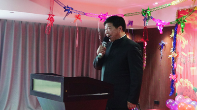 飛龍醫療董事長張新民致歡迎辭