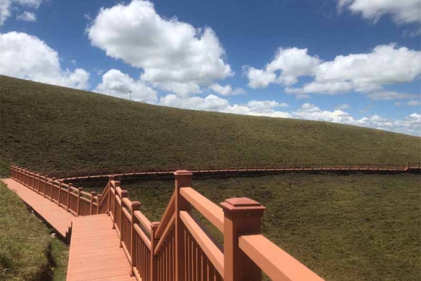 阿壩州諾爾蓋唐克塑木地板塑木圍欄